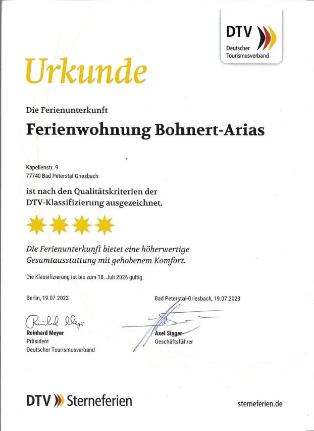 Ferienwohnung Bohnert-Arias Bad Peterstal-Griesbach Zewnętrze zdjęcie