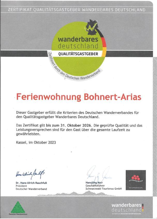 Ferienwohnung Bohnert-Arias Bad Peterstal-Griesbach Zewnętrze zdjęcie